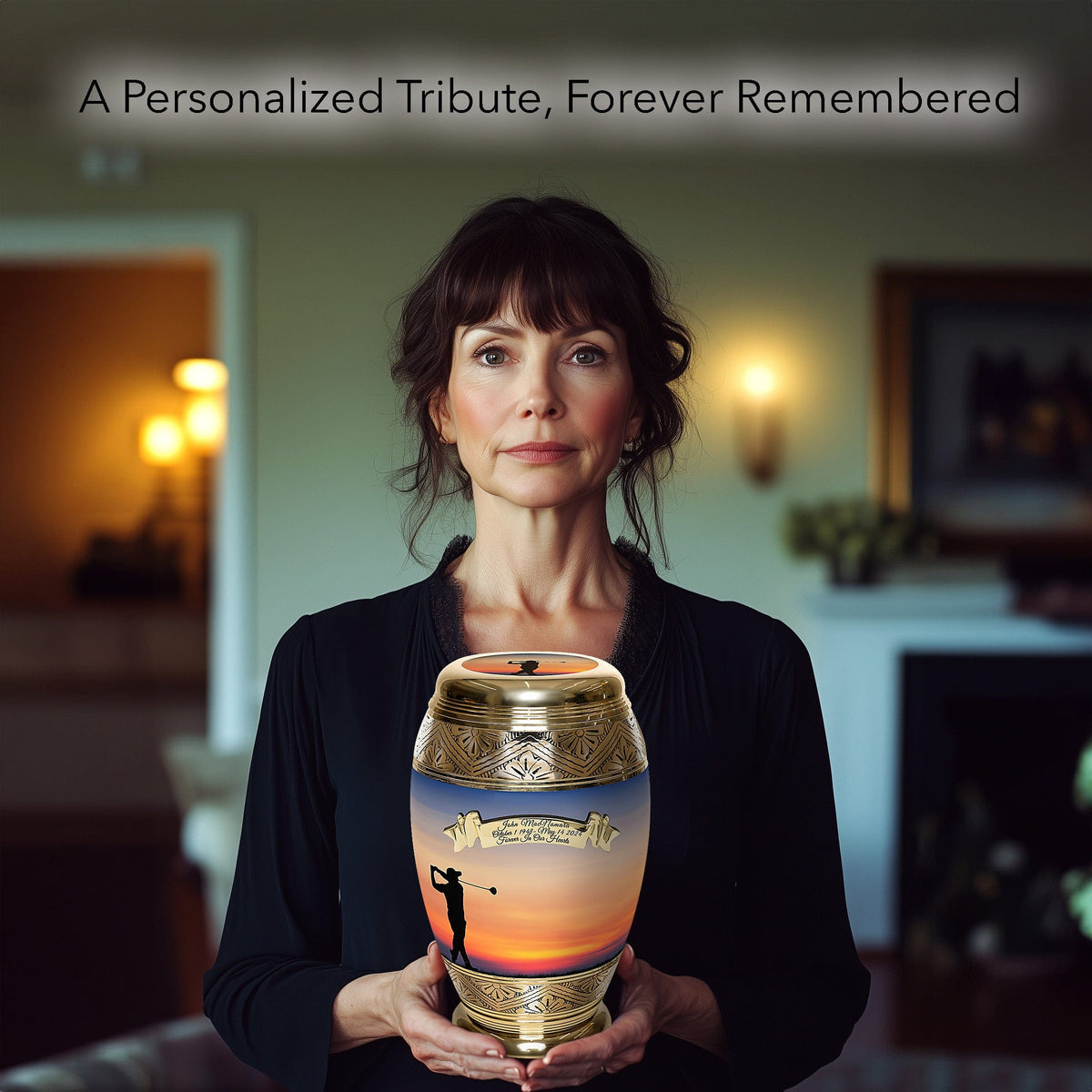 Commemorative Cremation Urns Fairway to Heaven Golf Cremation Urns