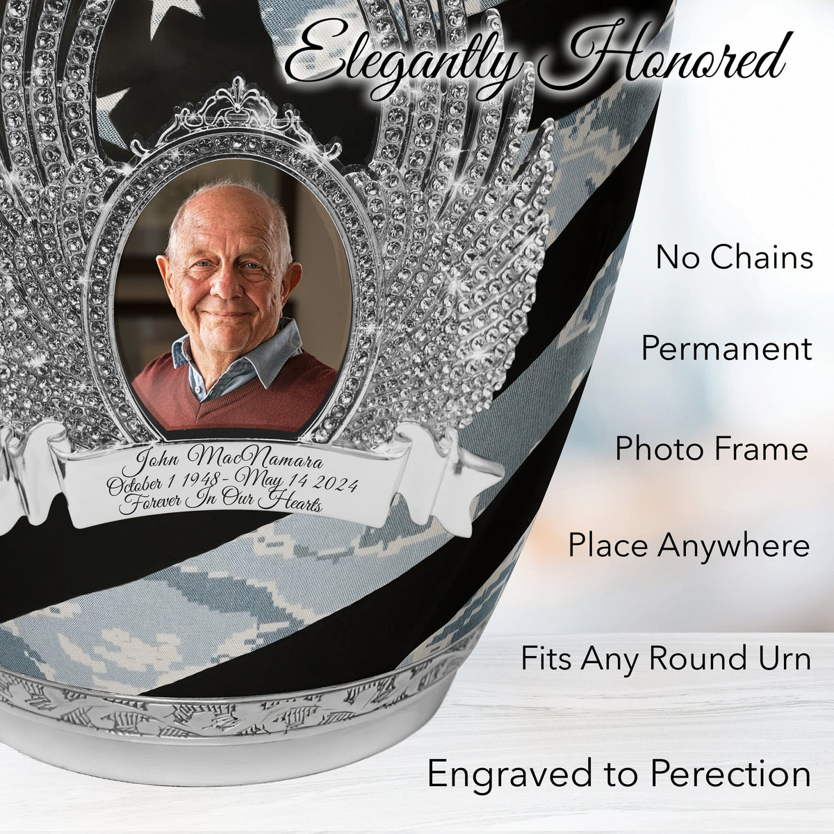 Commemorative Cremation Urns Home & Garden Air Force Tiger Stripe Flag Military Cremation Urns