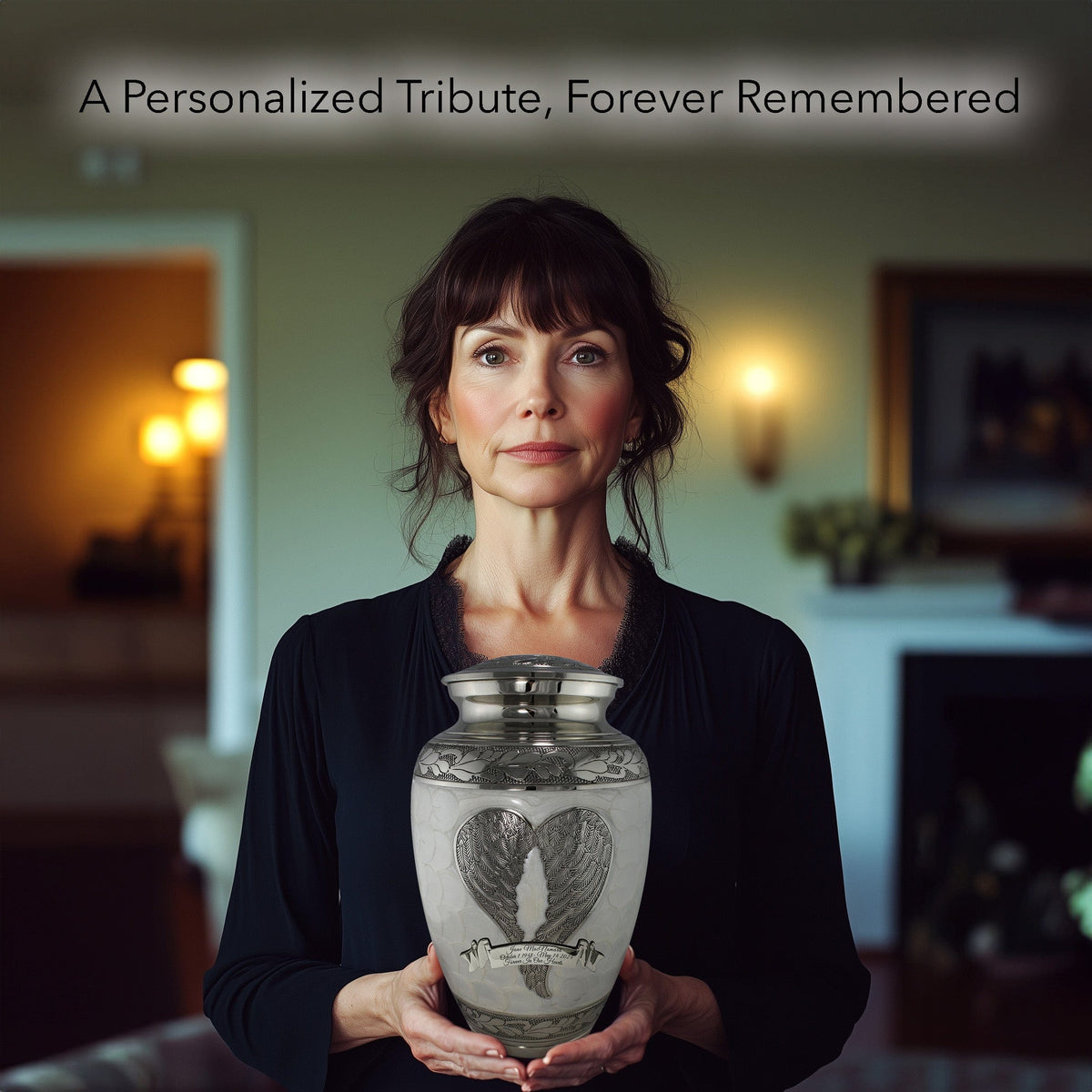 Commemorative Cremation Urns Home & Garden White Loving Angel Cremation Urns