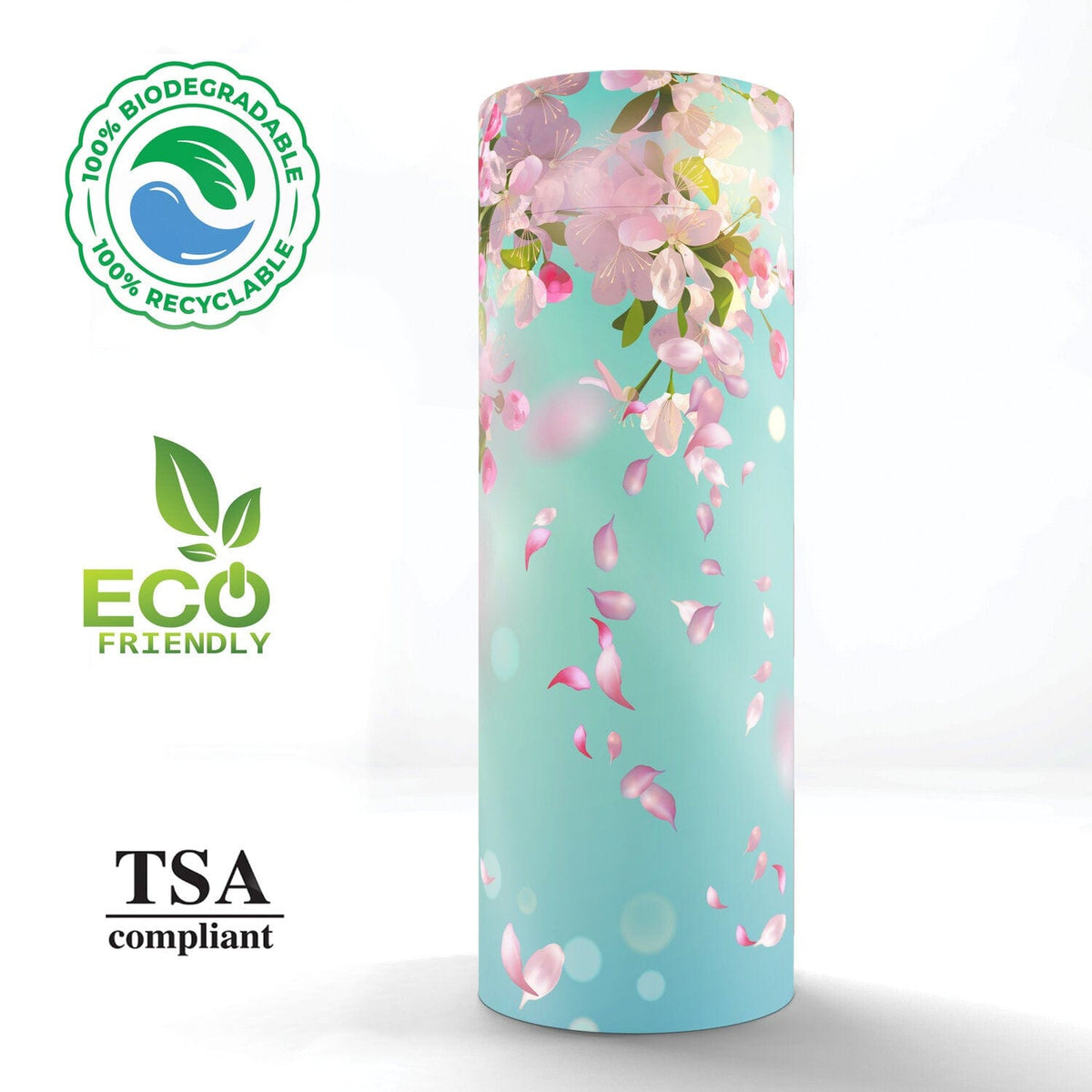 Commemorative Cremation Urns Along the Breeze Biodegradable &amp; Eco Friendly Burial or Scattering Urn / Tube