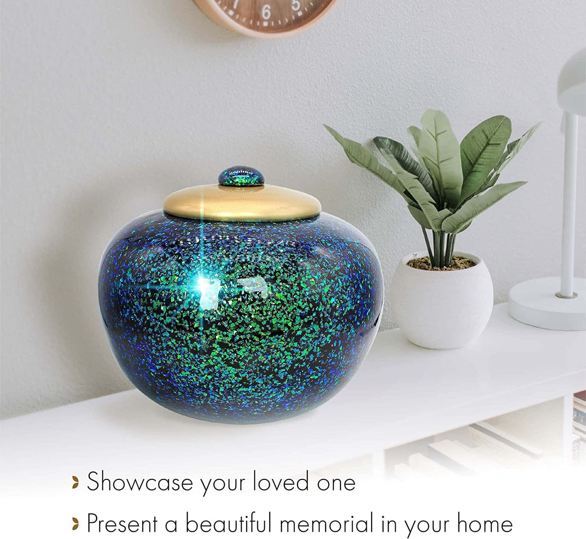 Commemorative Cremation Urns Atlantis Shimmering Light Cremation Urn