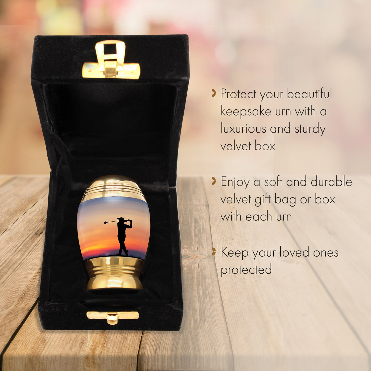 Commemorative Cremation Urns Gone Golfing Cremation Urn