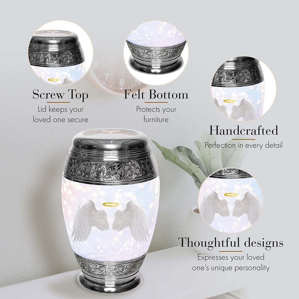 Commemorative Cremation Urns Guardian Angel Cremation Urn