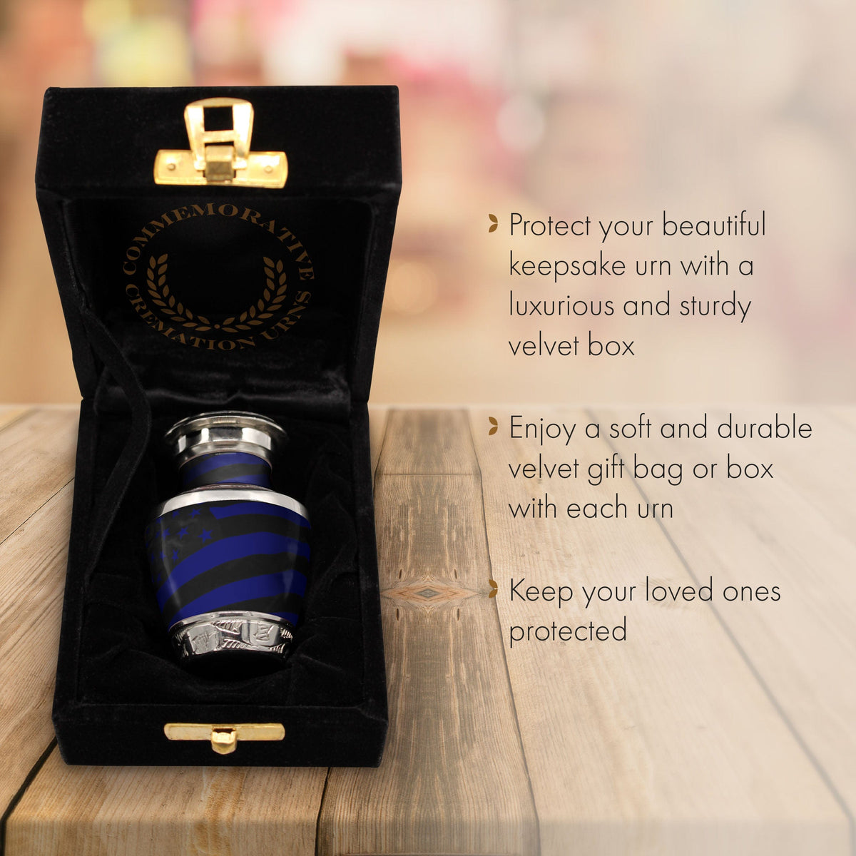 Commemorative Cremation Urns Home & Garden 1 Keepsake Coast Guard Flag Military Cremation Urn