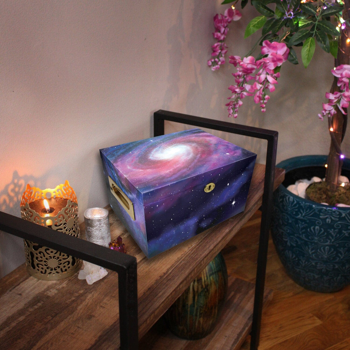 Commemorative Cremation Urns Home & Garden Celestial Galaxy Memorial Collection Chest Cremation Urn