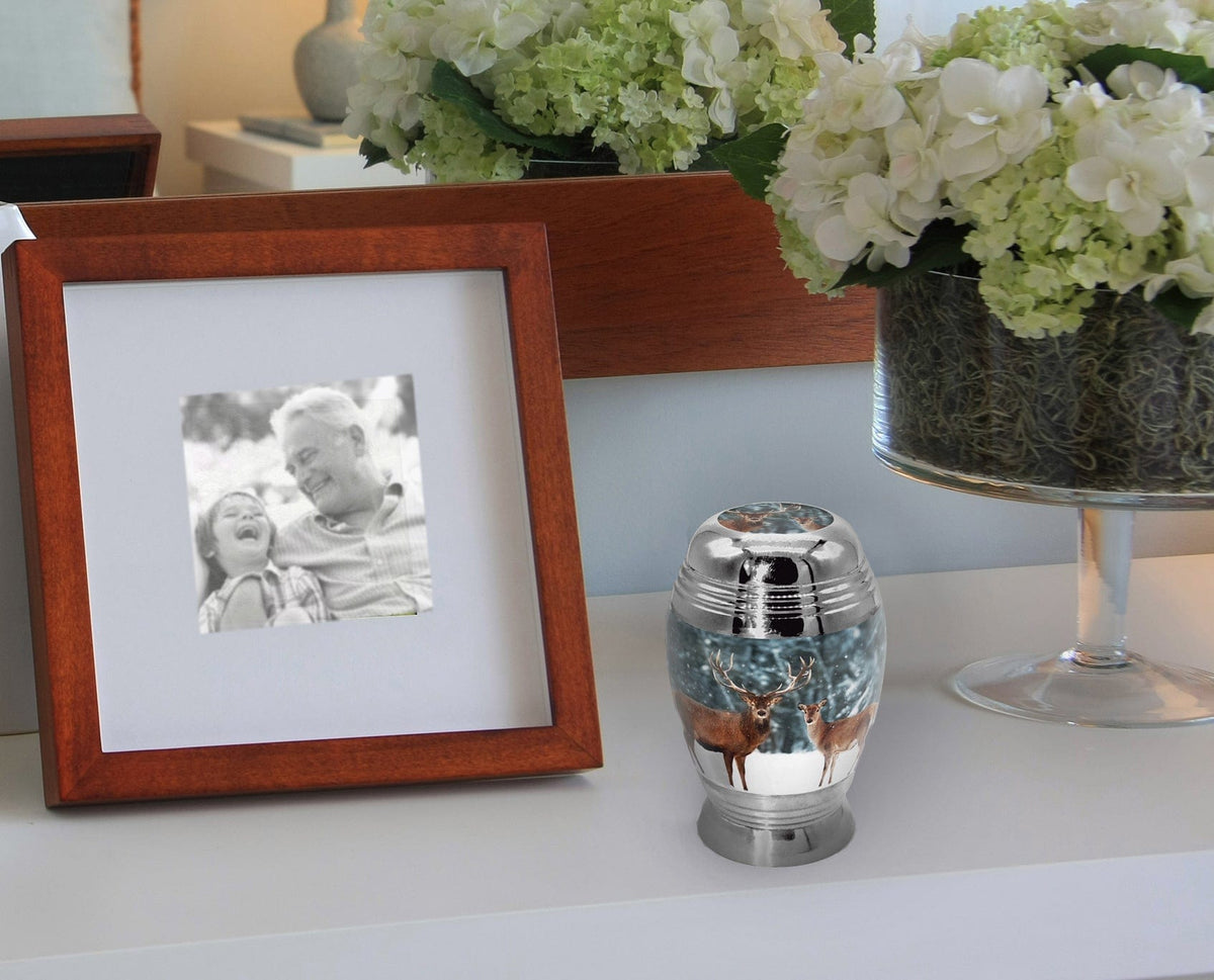 Commemorative Cremation Urns Home & Garden Dignified Deer Cremation Urn