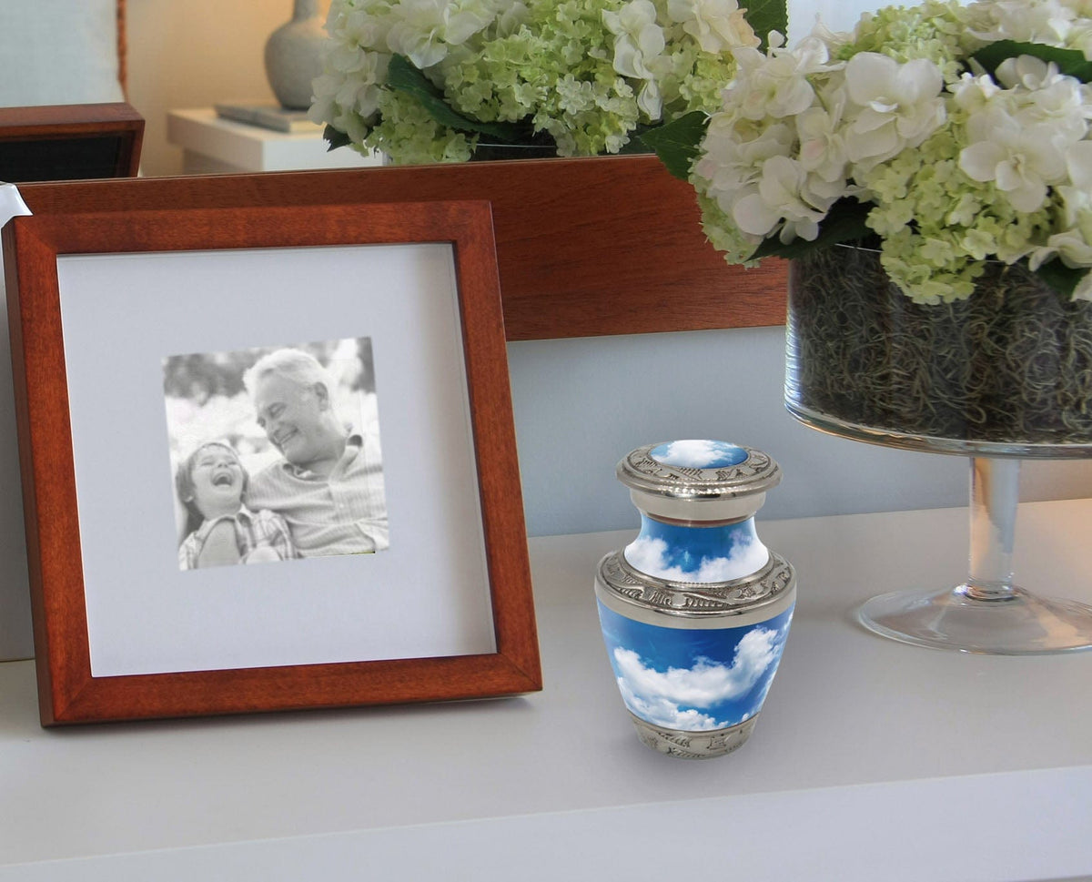 Commemorative Cremation Urns Home & Garden Heavenly Clouds Cremation Urn