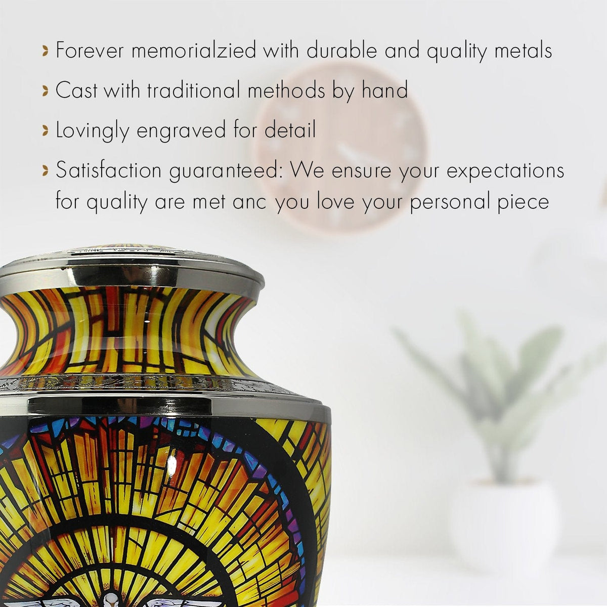 Commemorative Cremation Urns Home & Garden Large Holy Dove Cremation Urn