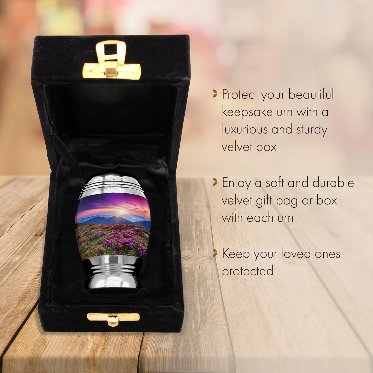 Commemorative Cremation Urns Keepsake Set of 4 Heaven on Earth Cremation Urn