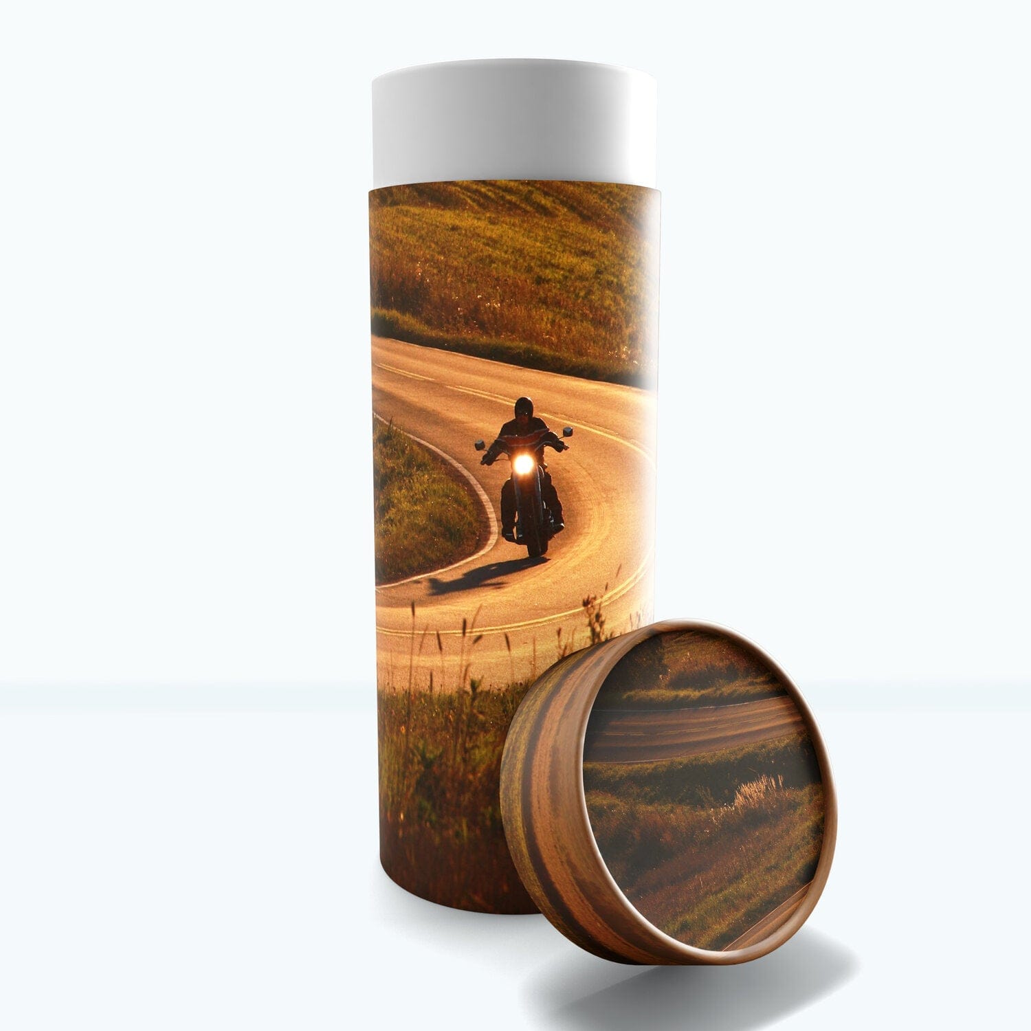 Commemorative Cremation Urns Motorcycle Biodegradable & Eco Friendly Burial or Scattering Urn / Tube
