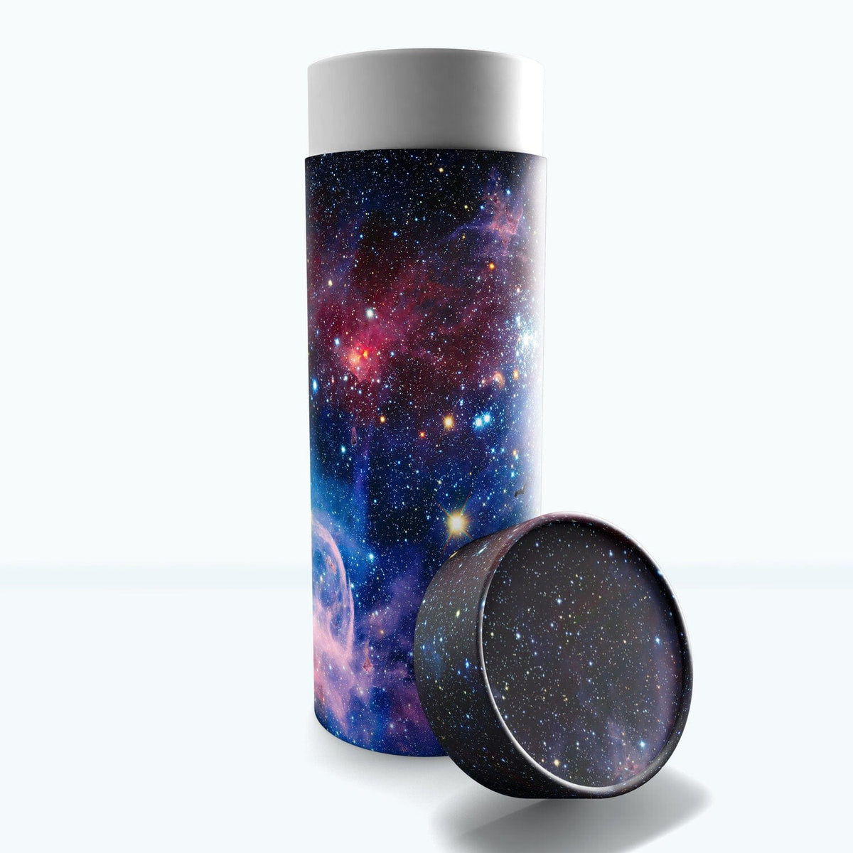 Commemorative Cremation Urns Small Cosmic - Biodegradable & Eco Friendly Burial or Scattering Urn / Tube