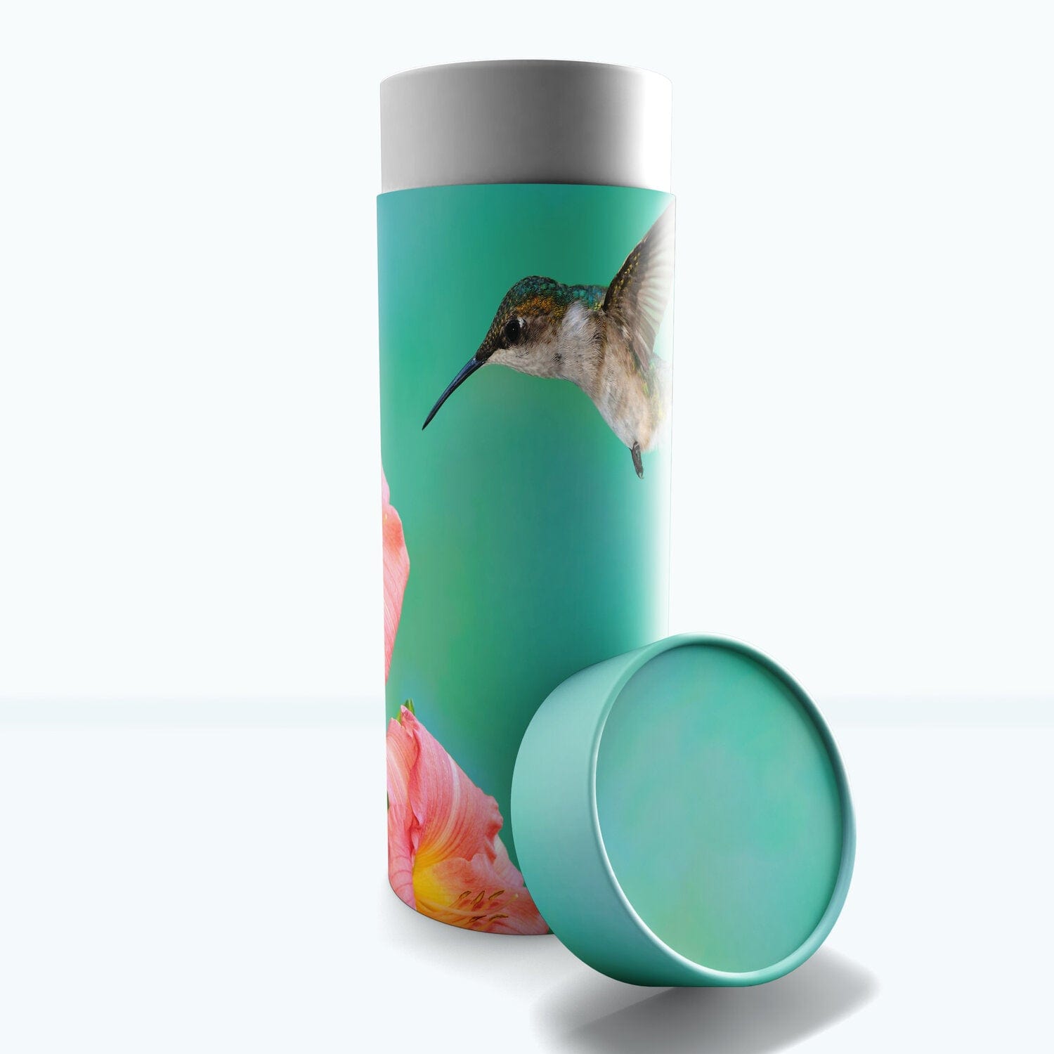 Commemorative Cremation Urns Small Hummingbird Biodegradable & Eco Friendly Burial or Scattering Urn / Tube
