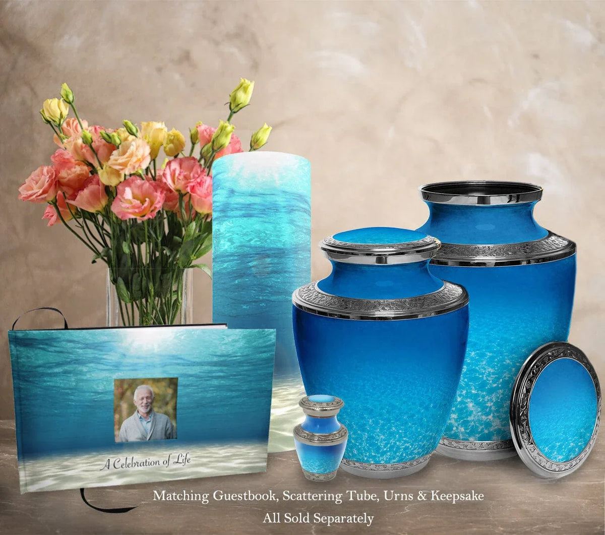 Tayyab01 Oceanic - Biodegradable & Eco Friendly Burial or Scattering Urn / Tube