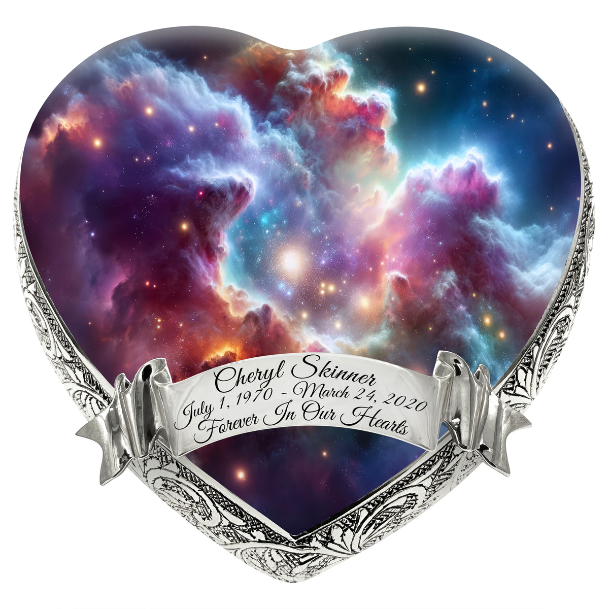 Cosmic Galaxy Baby or Child Cremation Urn