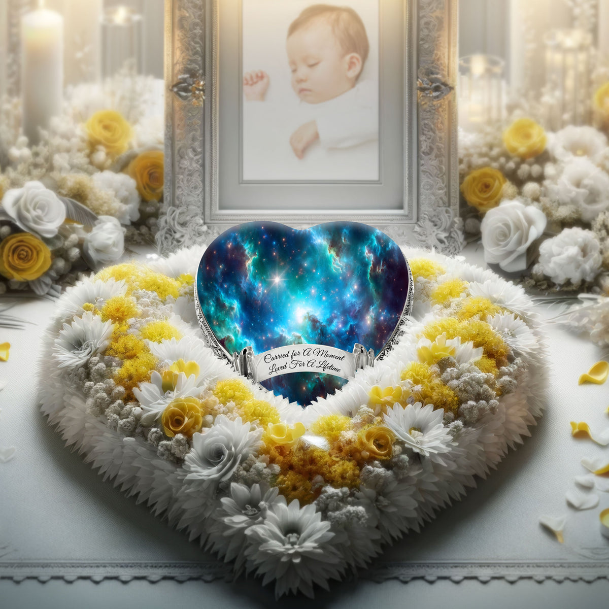 Blue Galaxy Child Cremation Urn