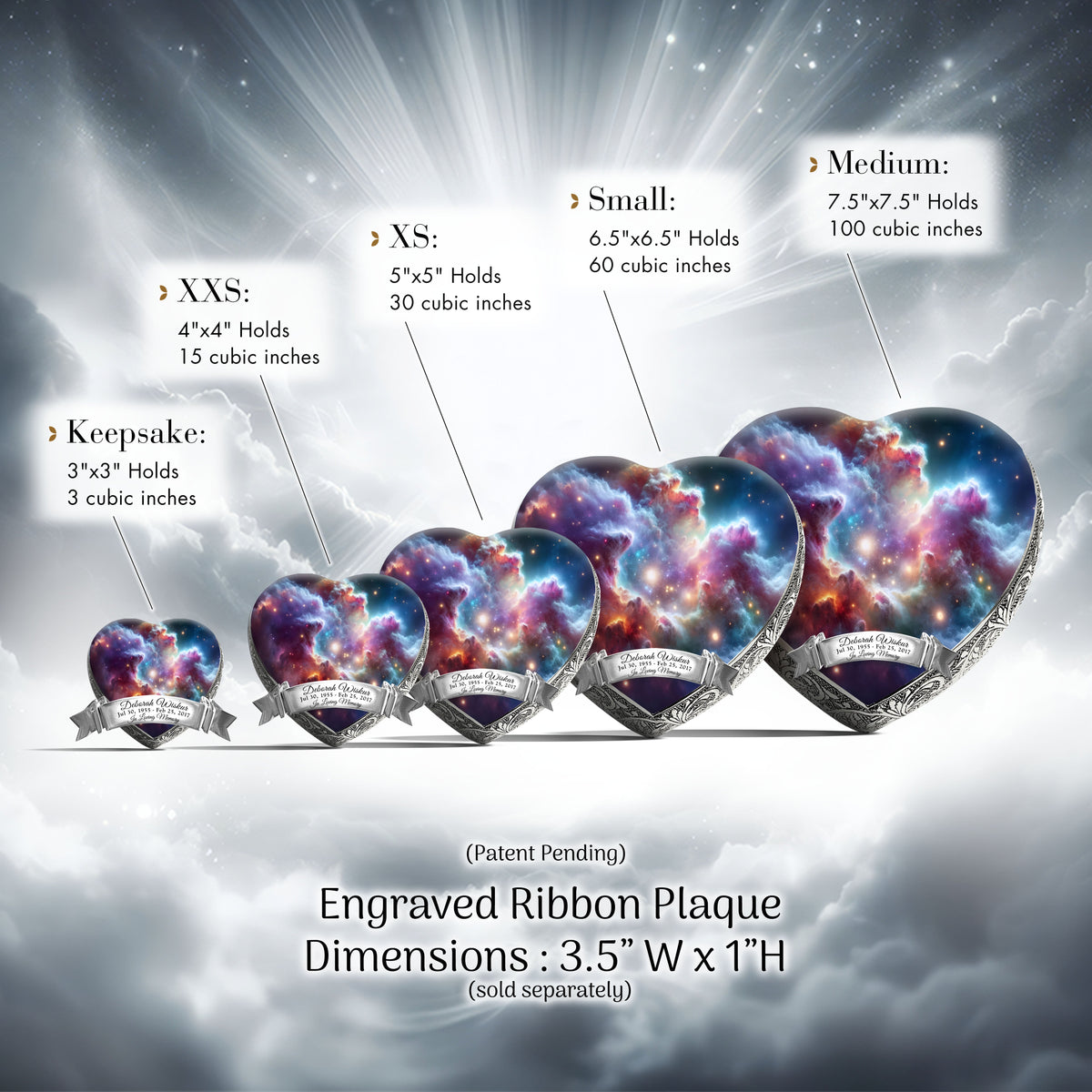 Cosmic Galaxy Baby or Child Urn