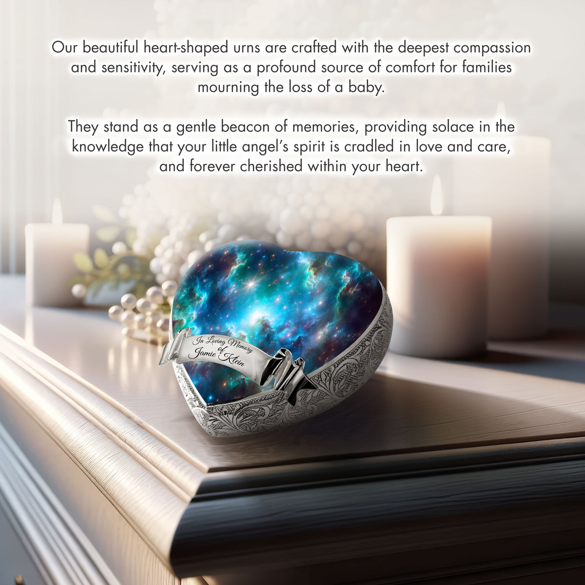 Blue Galaxy Baby and Child Cremation Urn