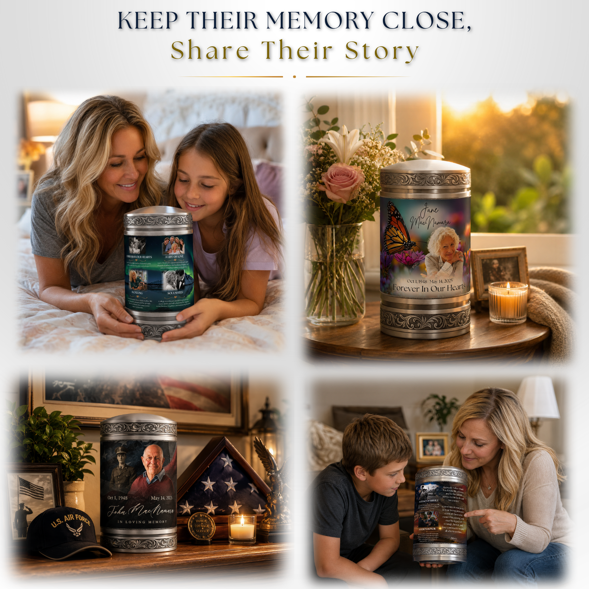 OLD Eternal Column Cremation Urn