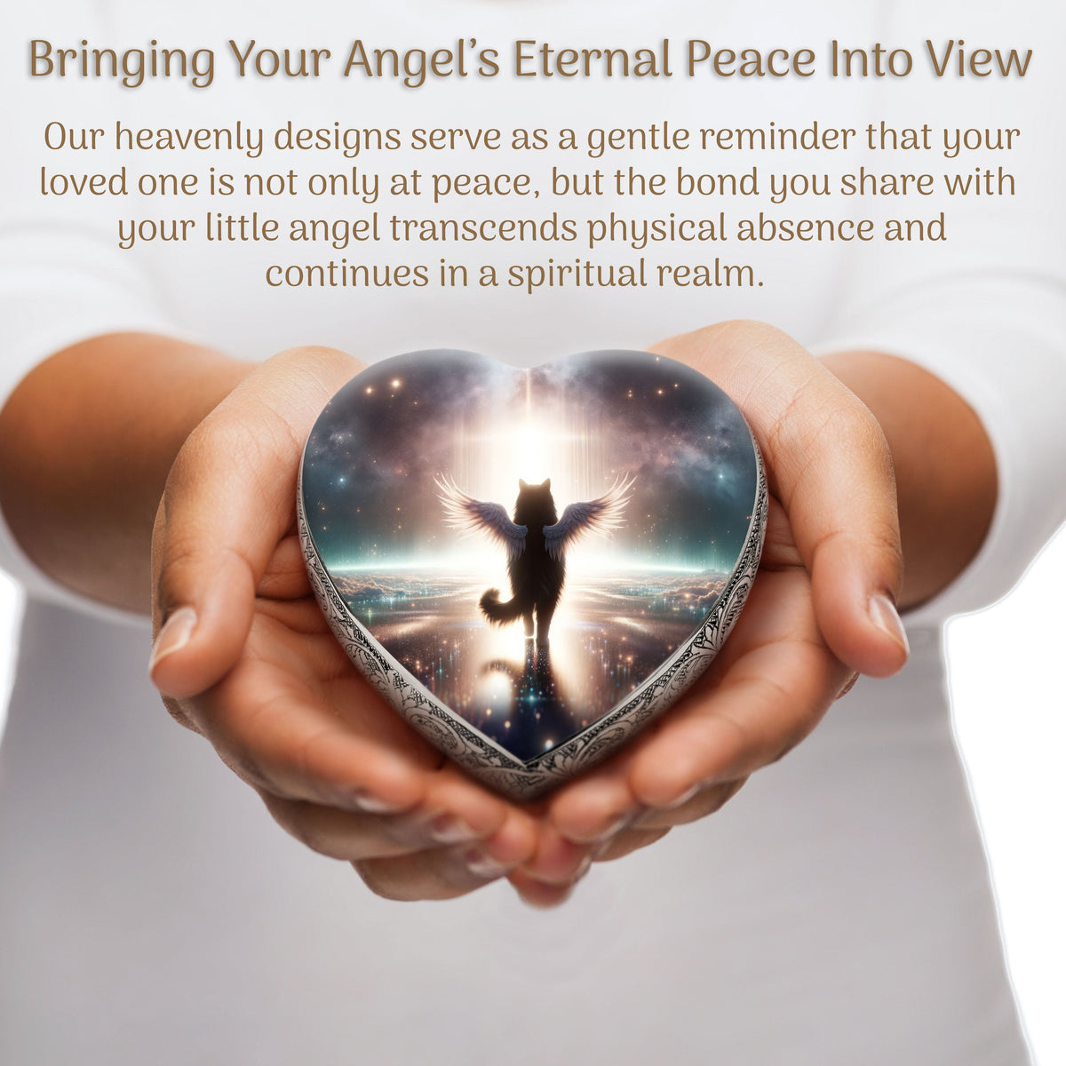 Angelic Atmosphere Cat Urn