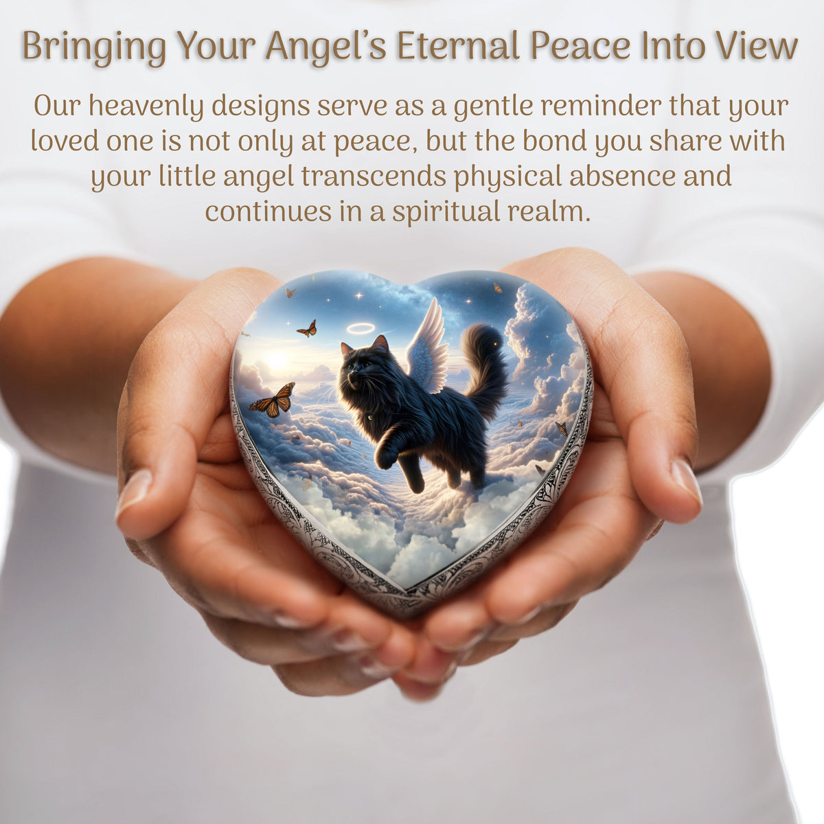 Cosmic Charm Cat Urn