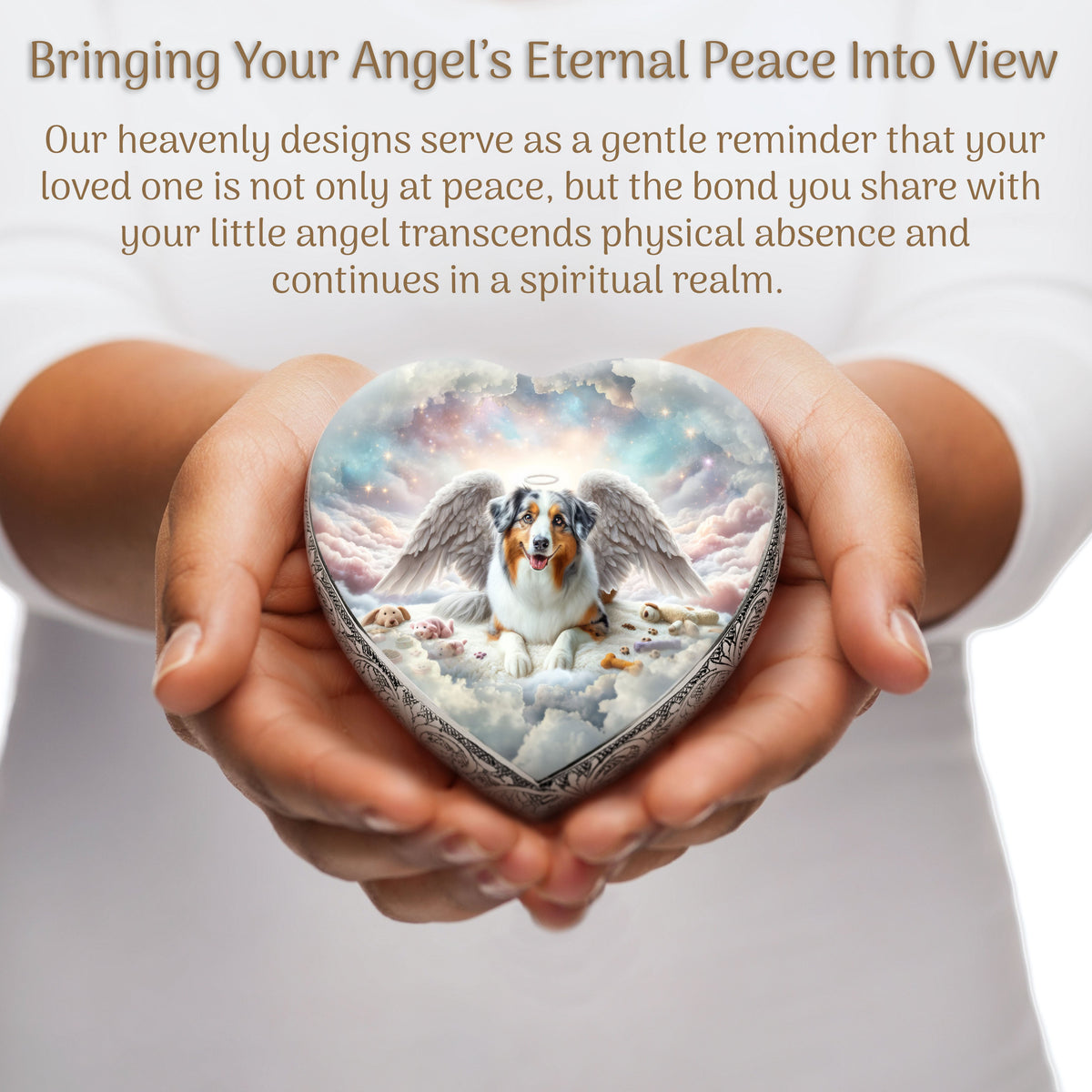 Australian Shepherd - Cosmic Fantasy Dog Urn