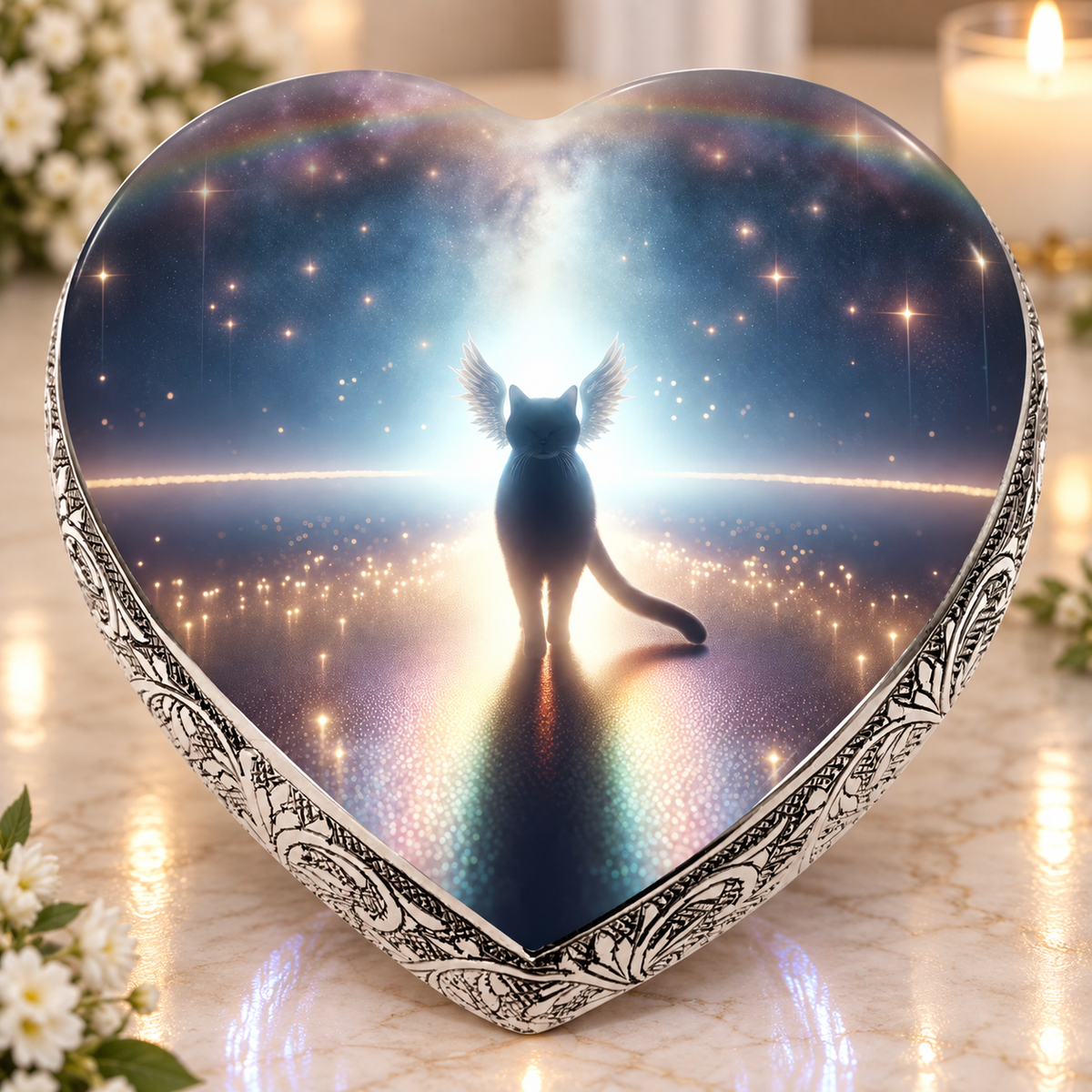 Heaven's Gates Cat Urns for Ashes & Cat Cremation Urn