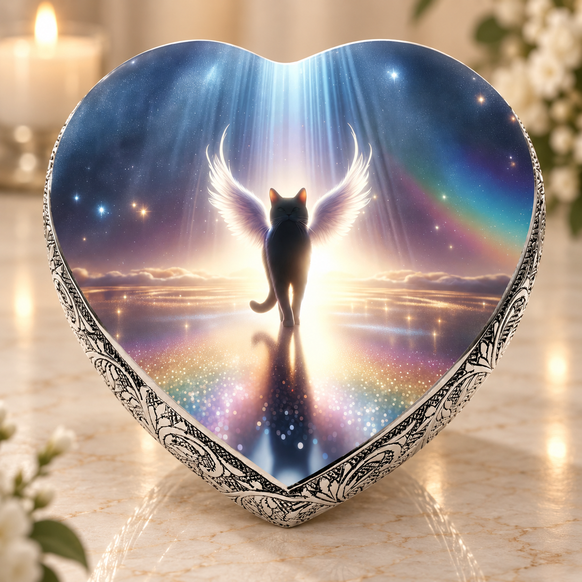 Rainbow Bridge Cat Urn, Urns for Cats & Cat Urns for Ashes