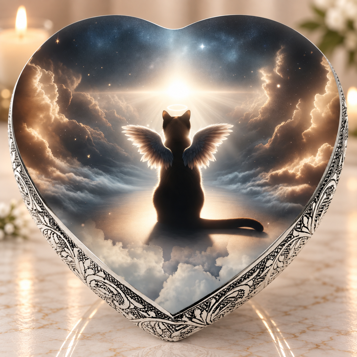 Aurora Allure Siamese Cat Urn