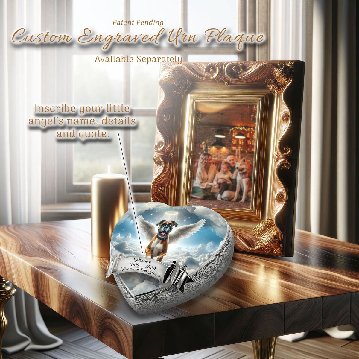 Boxer - Angelic Horizon Dog Urn