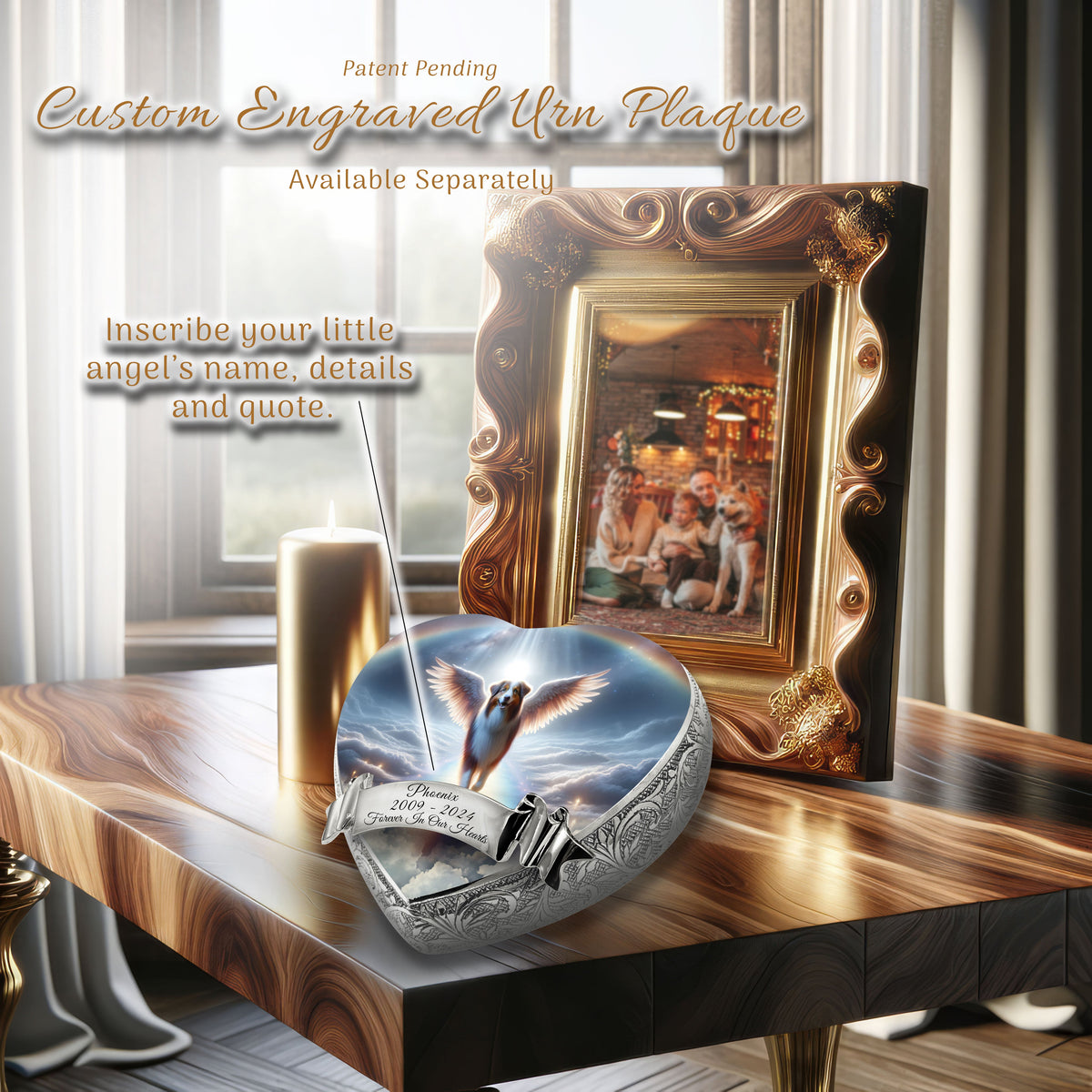 Australian Shepherd - Angelic Light Dog Urn