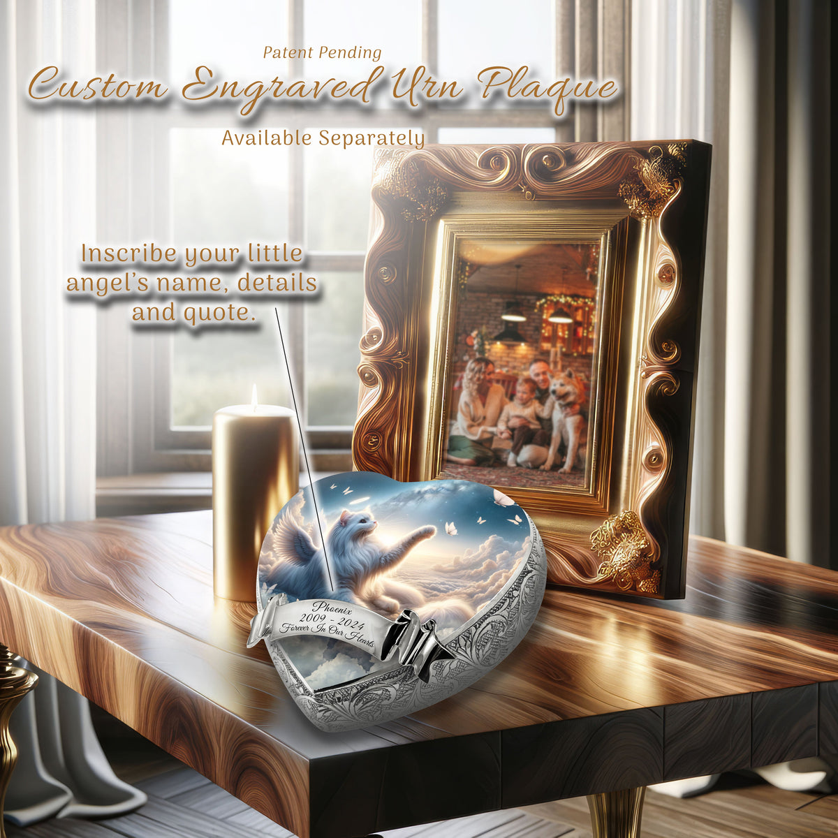 Celestial Cloud Cat Urn