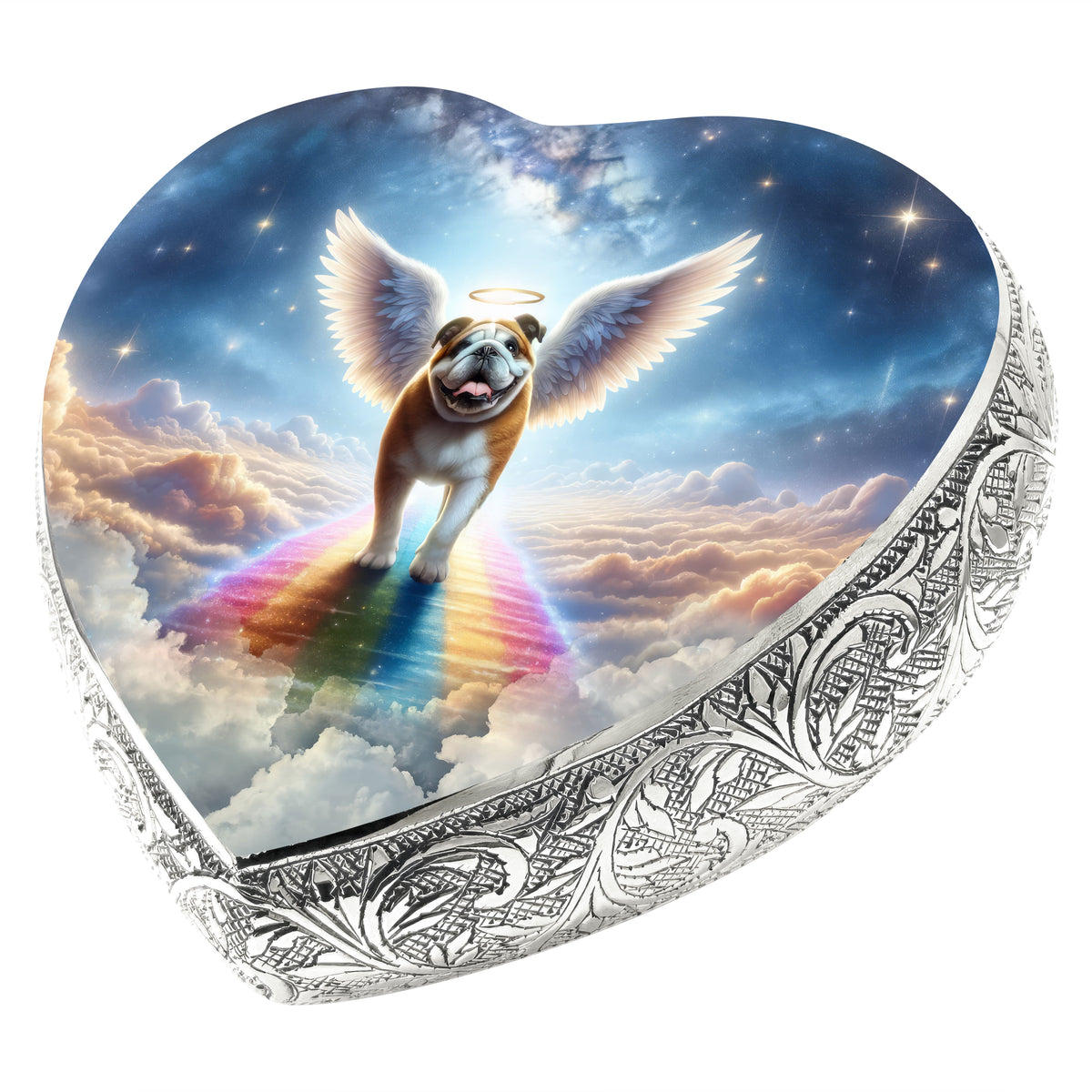 Bulldog - Rainbow Bridge Dog Urn