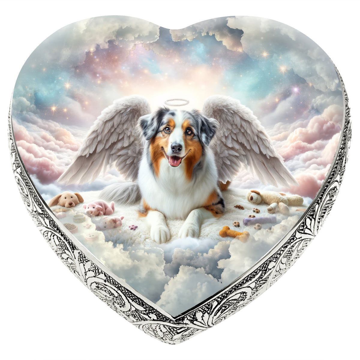 Australian Shepherd - Cosmic Fantasy Dog Urn