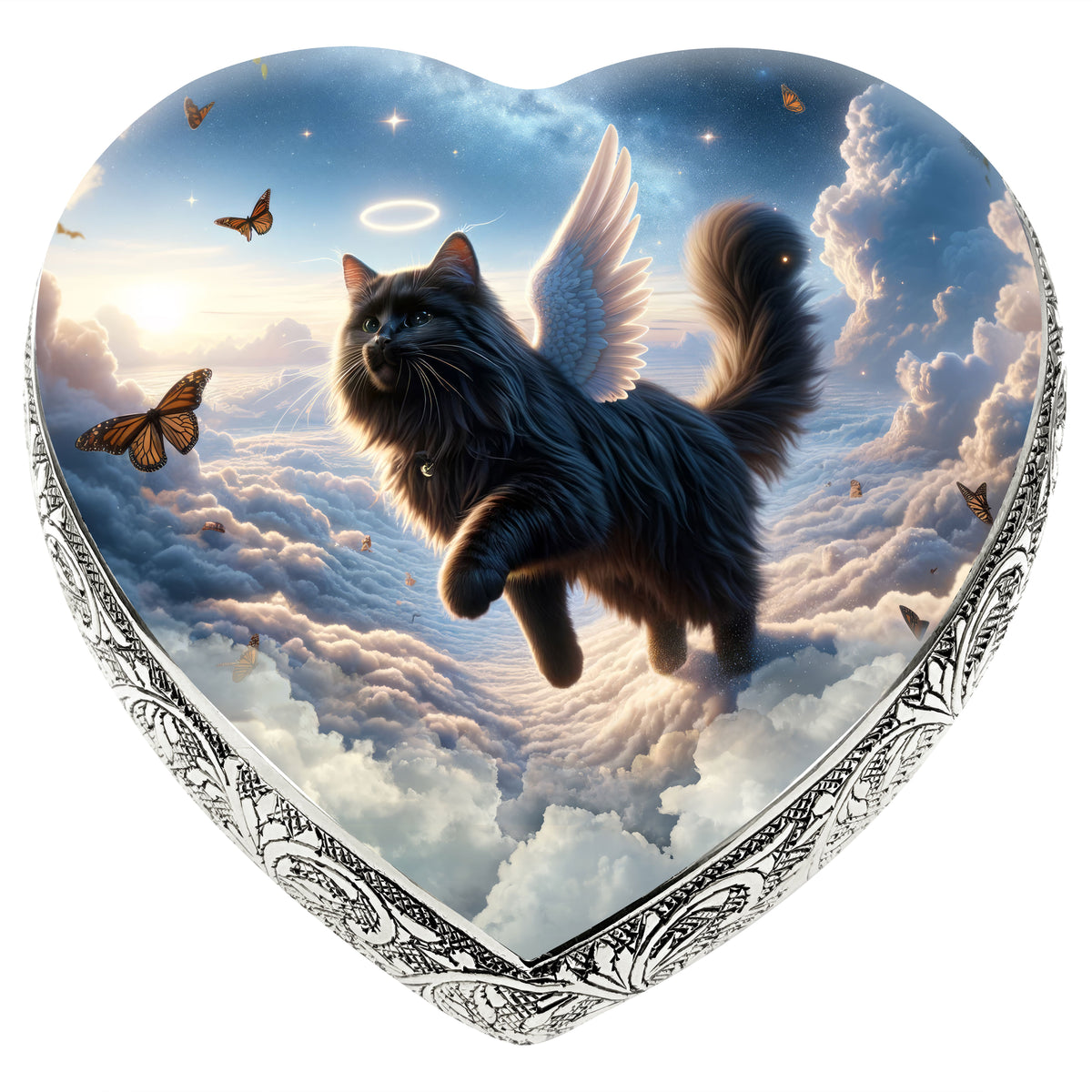 Cosmic Charm Cat Urn