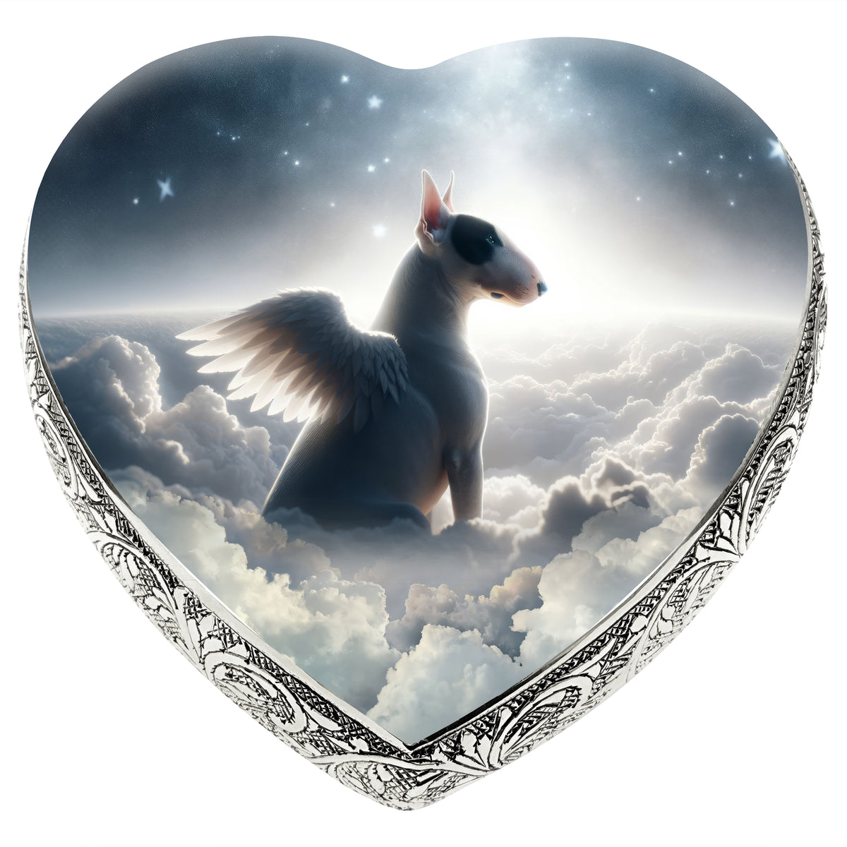 Bull Terrier - Divine Skyscape Dog Urn