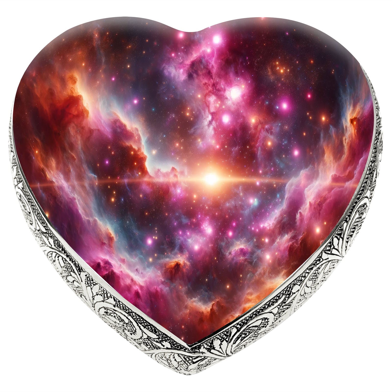 Pink Galaxy Baby or Child Cremation Urn