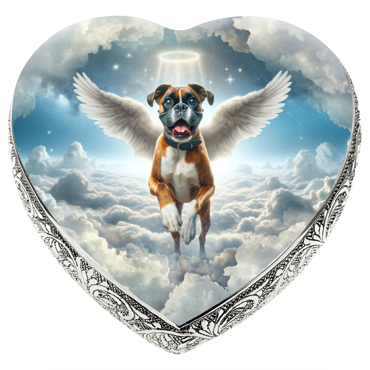 Boxer - Angelic Horizon Dog Urn