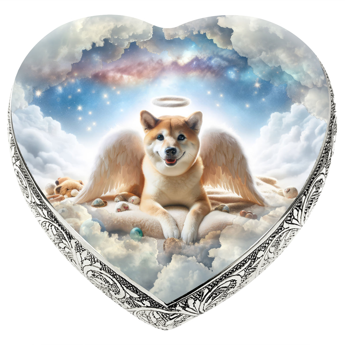Shiba Inu - Cherubic Charm Dog Urn