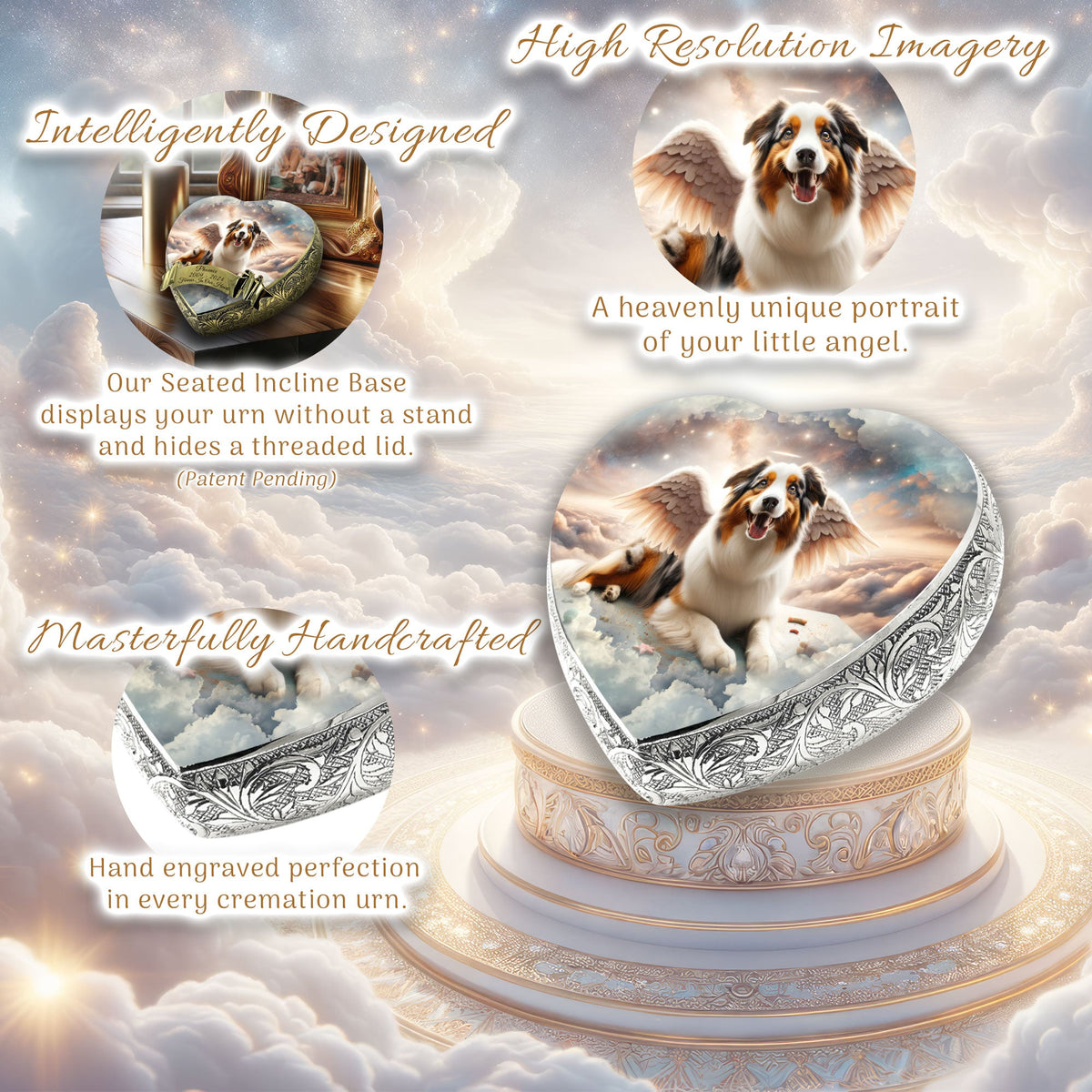 Australian Shepherd - Orion Shimmer Dog Urn