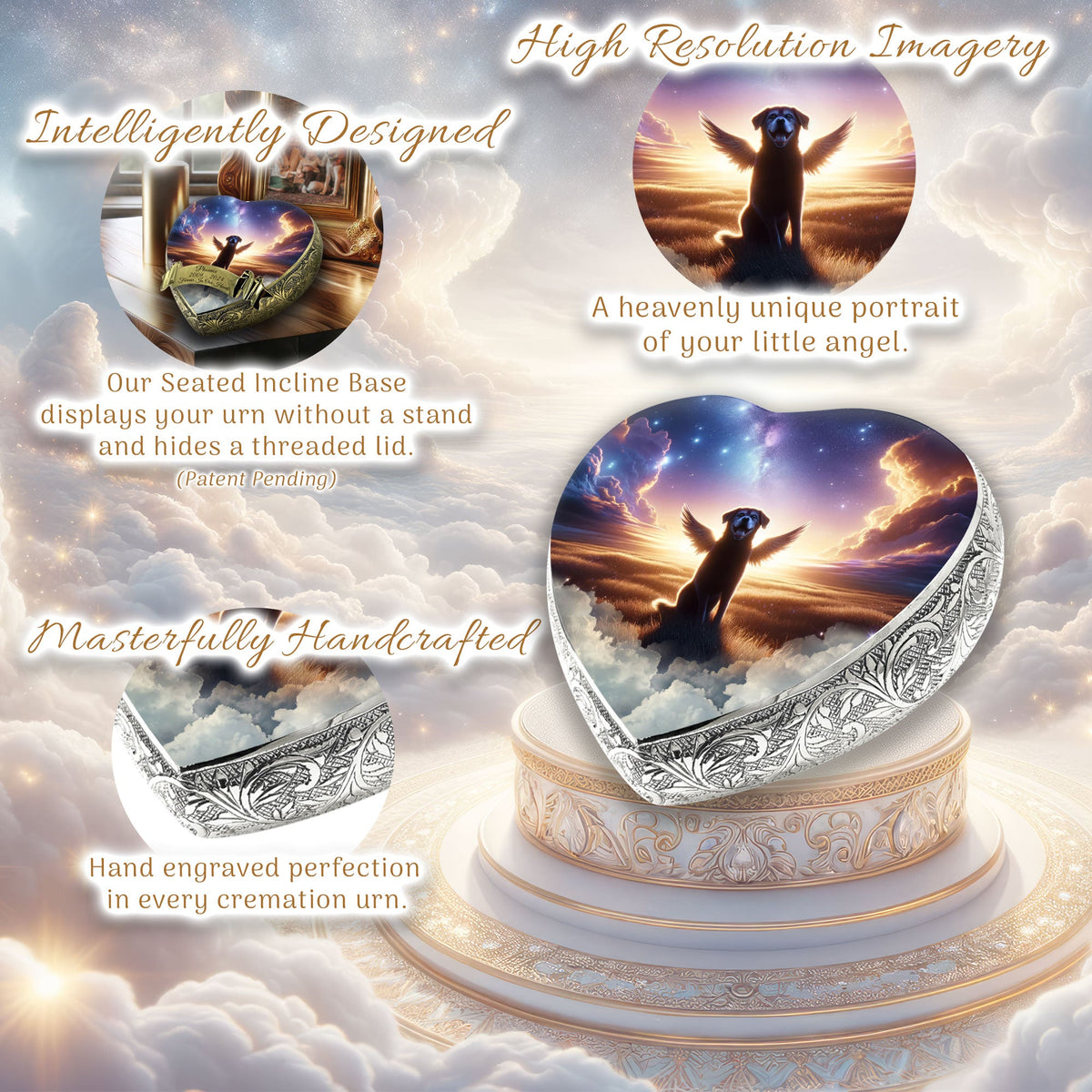 Any Breed - Astral Awe Dog Urn