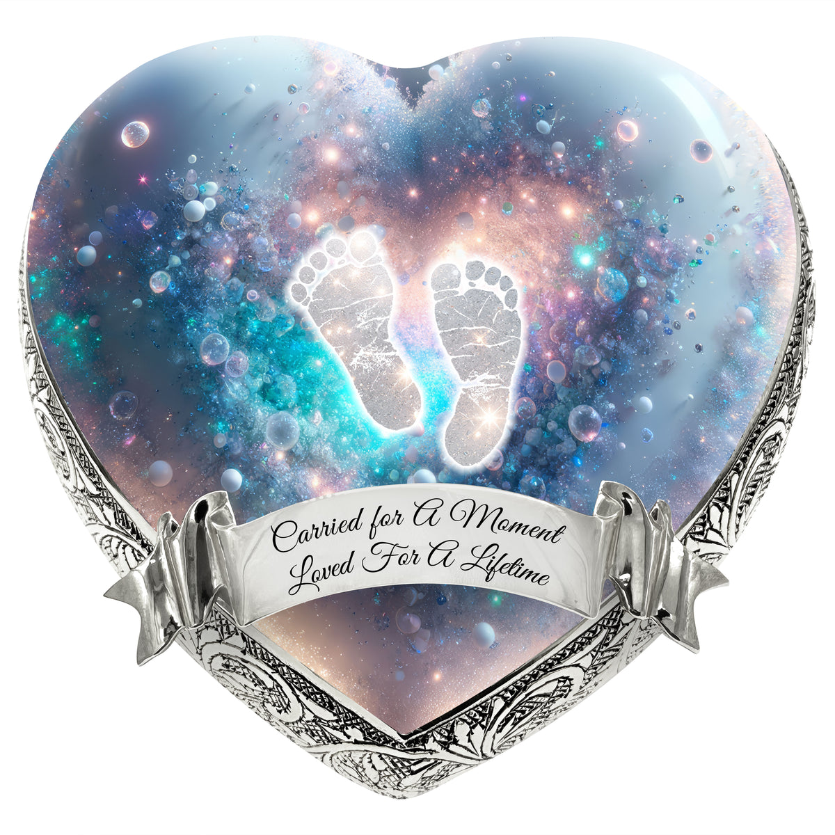 Opal Footprints Baby or Child Cremation Urn
