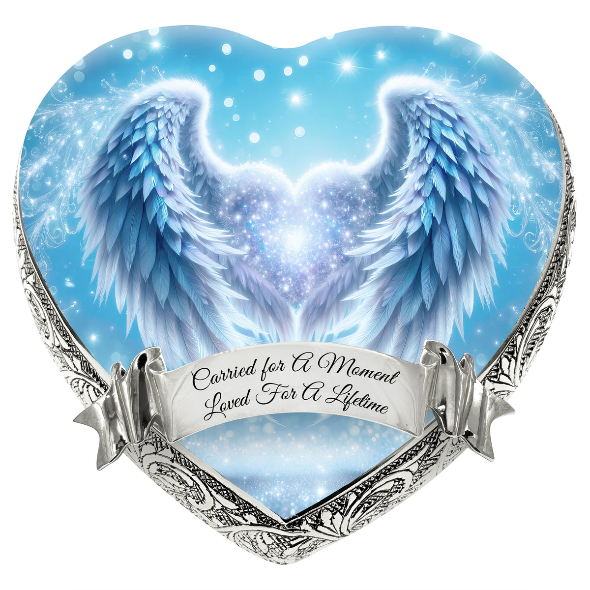 Blue Angel Embrace Baby or Child Cremation Urn