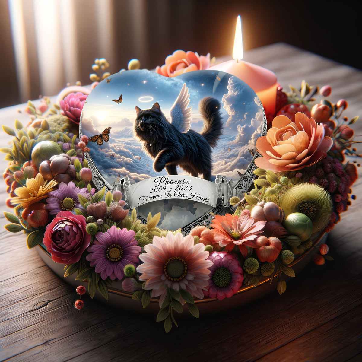 Cosmic Charm Cat Urn