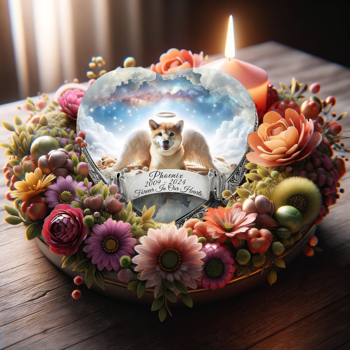 Shiba Inu - Cherubic Charm Dog Urn