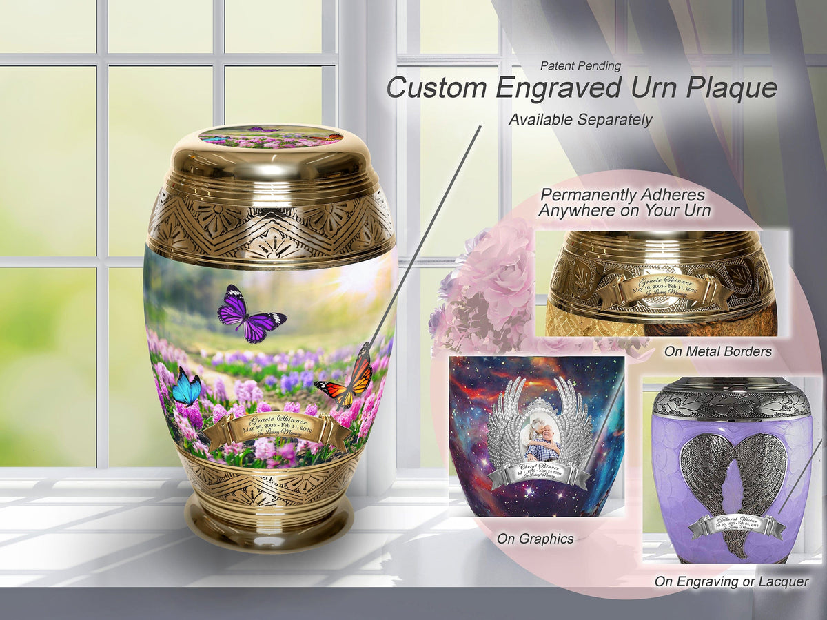 Commemorative Cremation Urns Home &amp; Garden Blissful Butterflies Cremation Urns