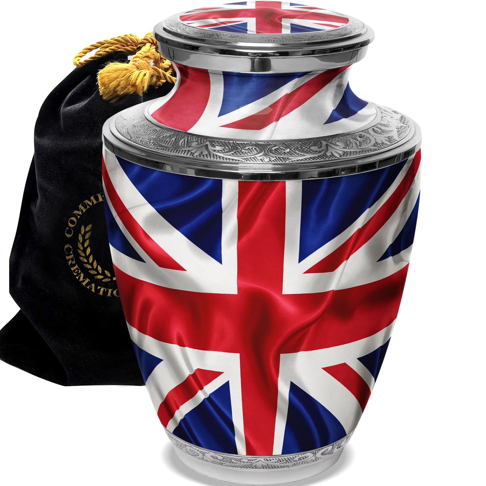 Commemorative Cremation Urns Home & Garden UK Flag Cremation Urns