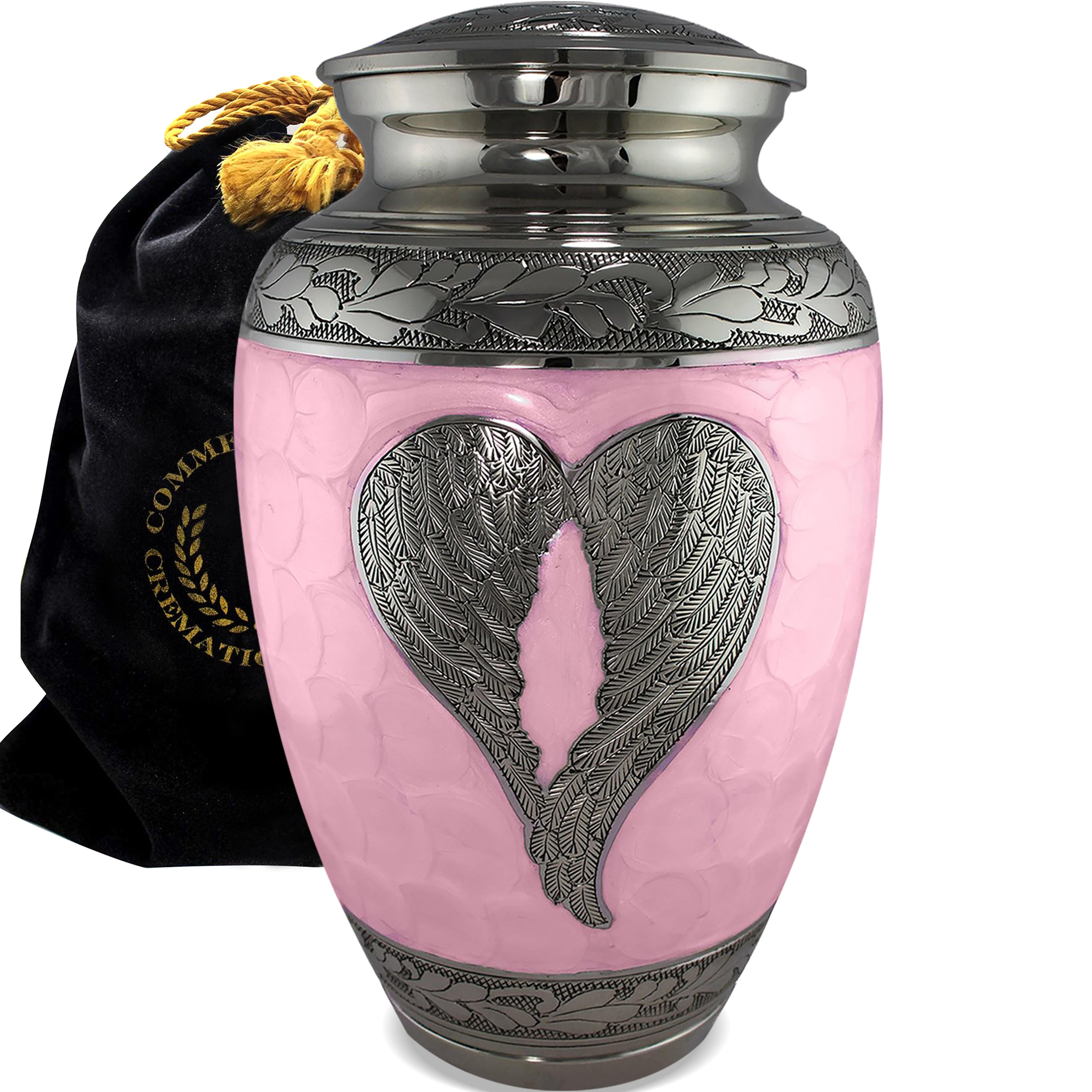 Pink Loving Angel Cremation Urns - Commemorative Cremation Urns