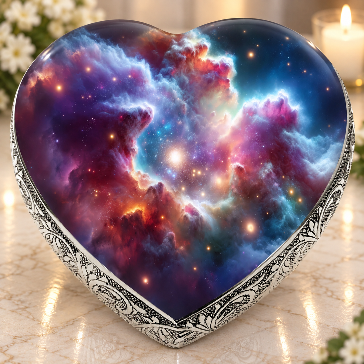 Cosmic Galaxy Baby or Child Cremation Urn