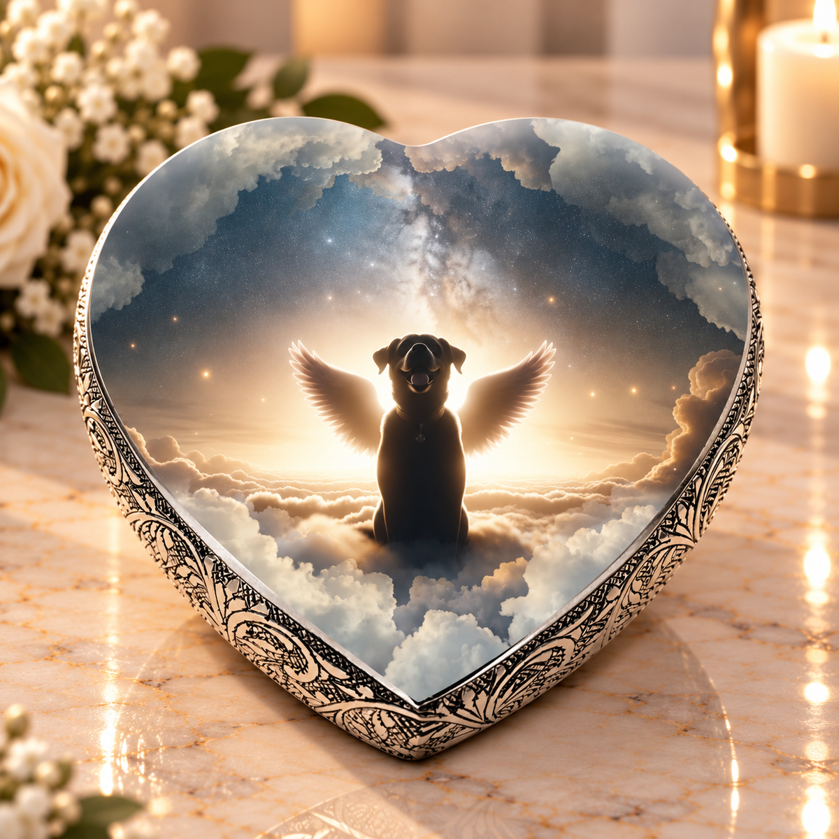 Any Breed - Galactic Grace Dog Urn