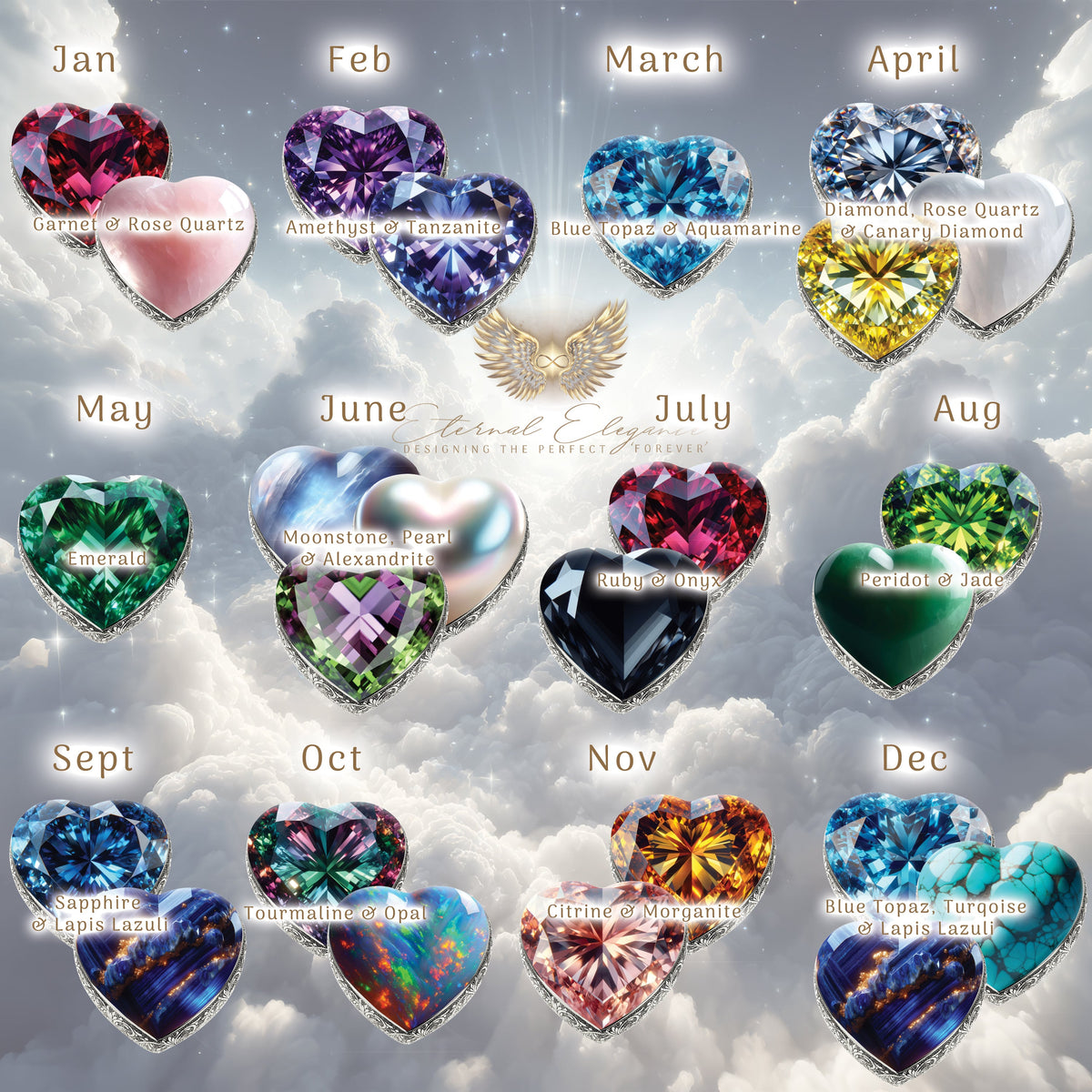 Eternal Elegance Adult Urns Eternal Gems Blue Topaz Cremation Urn